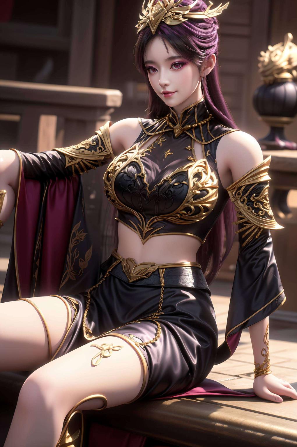 毒血夫人高清壁纸清新像素风