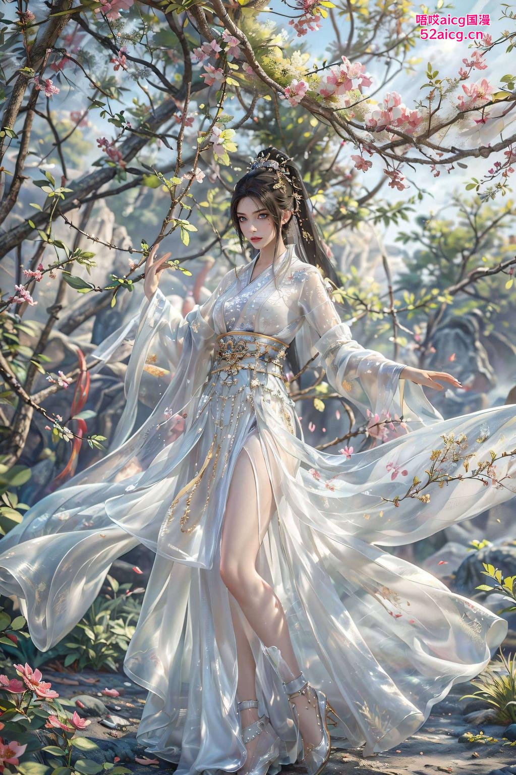 方清雪壁纸2次元清新绿意映眼前