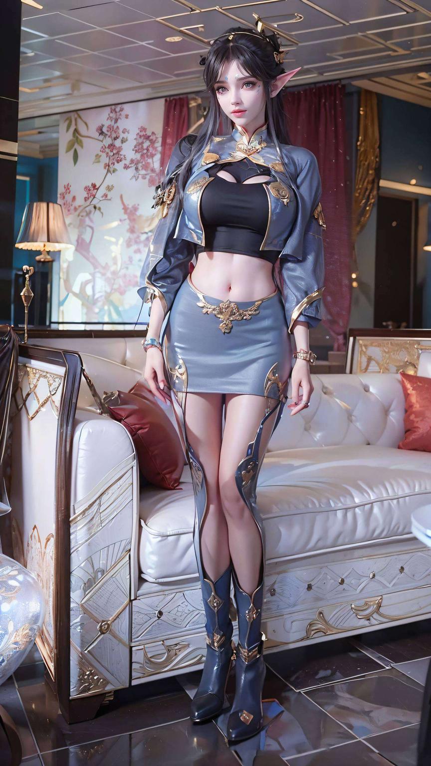 古韵盎然绿色古风壁纸
