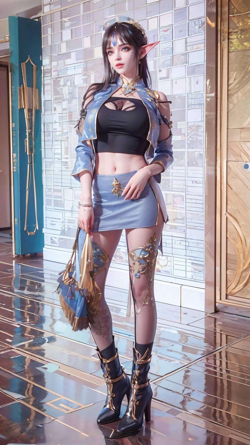 古典气质与现代科技完美融合美得让人心动！原图库下载