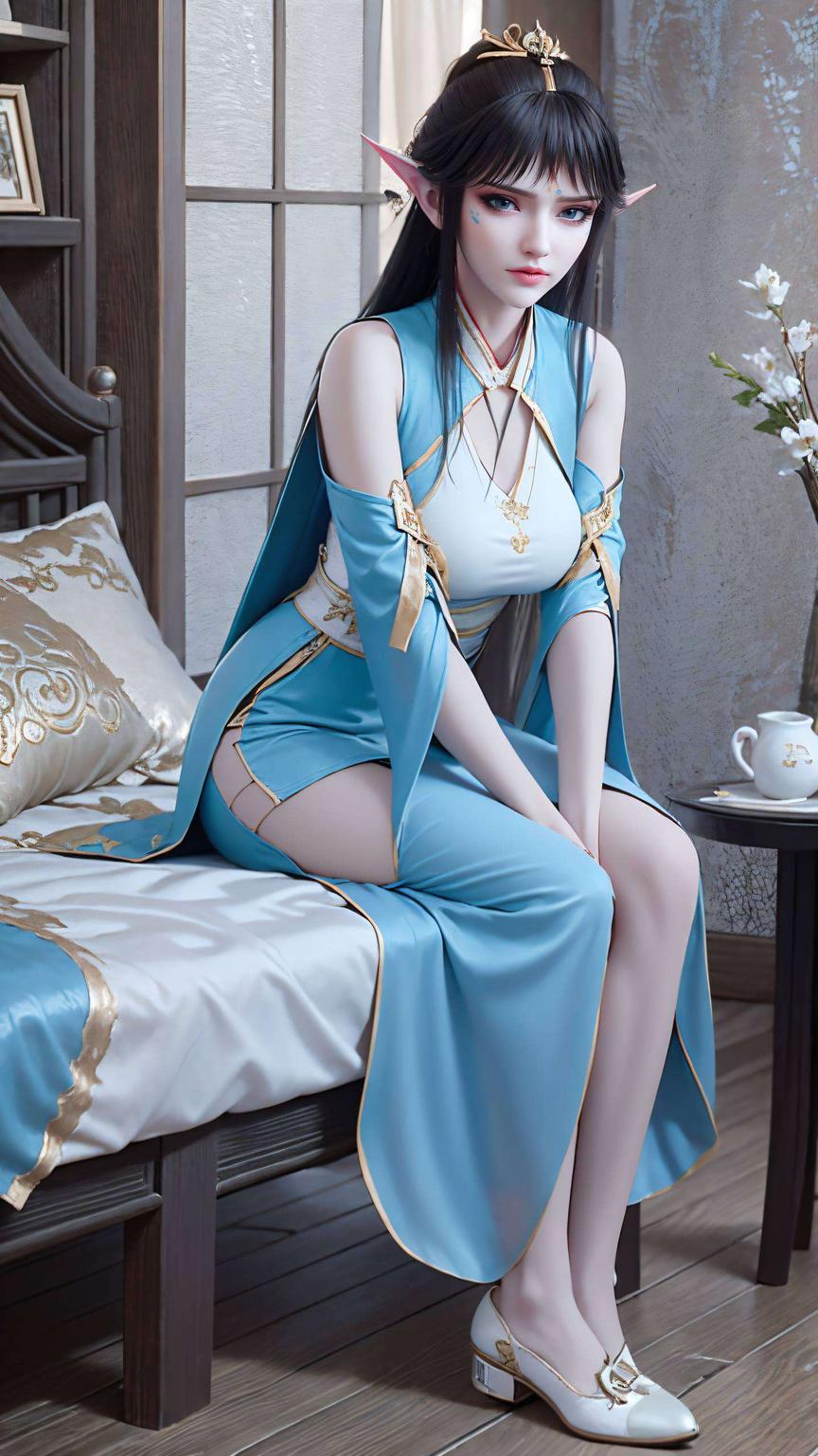 这紫色动漫壁纸今天给大家带来一款超美的古装壁纸——凤清儿！紫色背景映衬着她的倩影