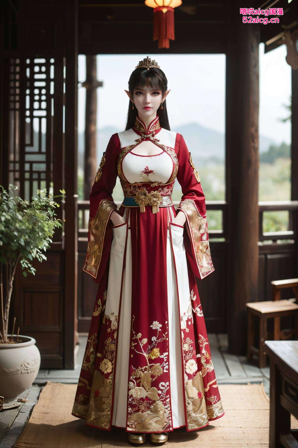 专为iPad桌面装饰而来！看看这凤清儿黑化图片神秘氛围中透着力量