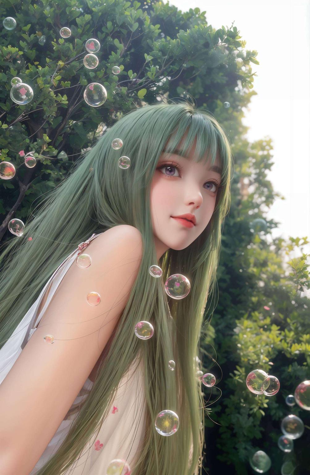 蓝天白云下主角是清新脱俗的芙蕖壁纸新