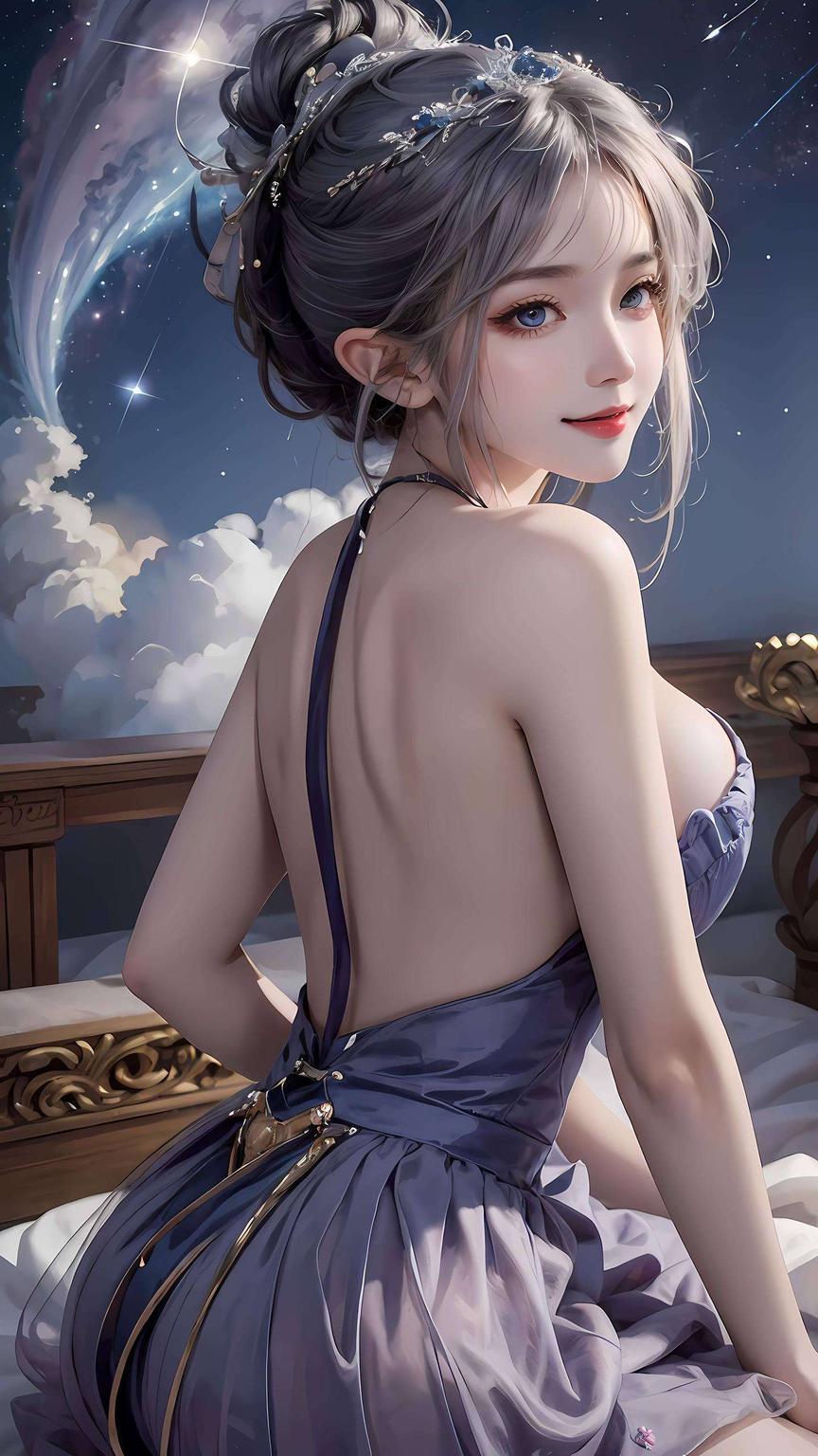 烟雨朦胧海琴烟翩翩起舞