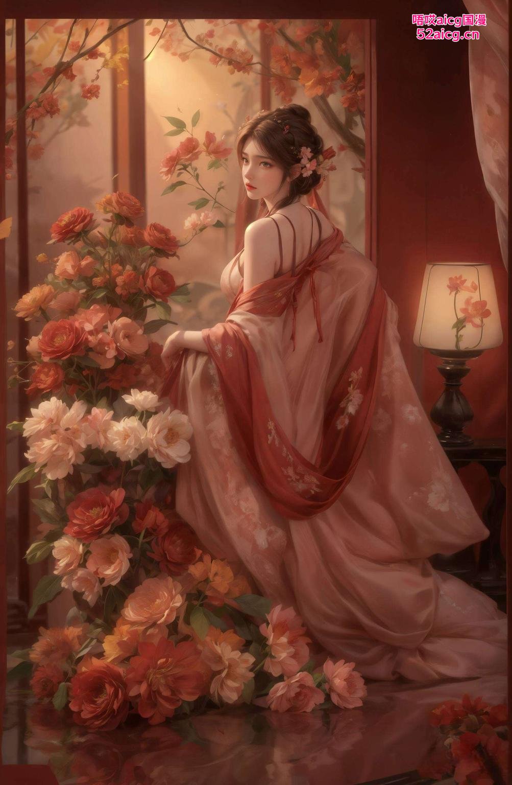 月婵火灵儿壁纸炫彩梦幻