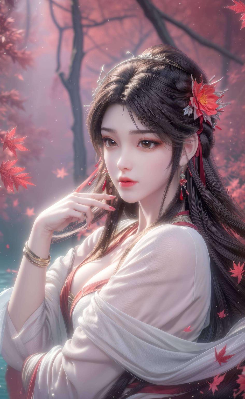 灵动光影映照奇幻世界火灵儿动态高清壁纸