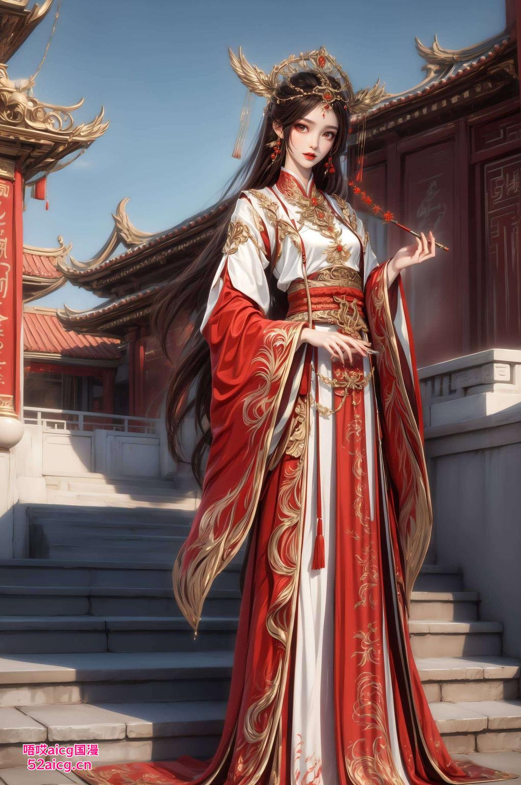 灵气逼人火灵儿采桑女