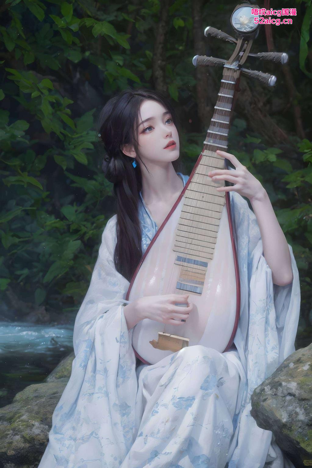 IPAD潮图壁纸火灵儿舞动于桑林间