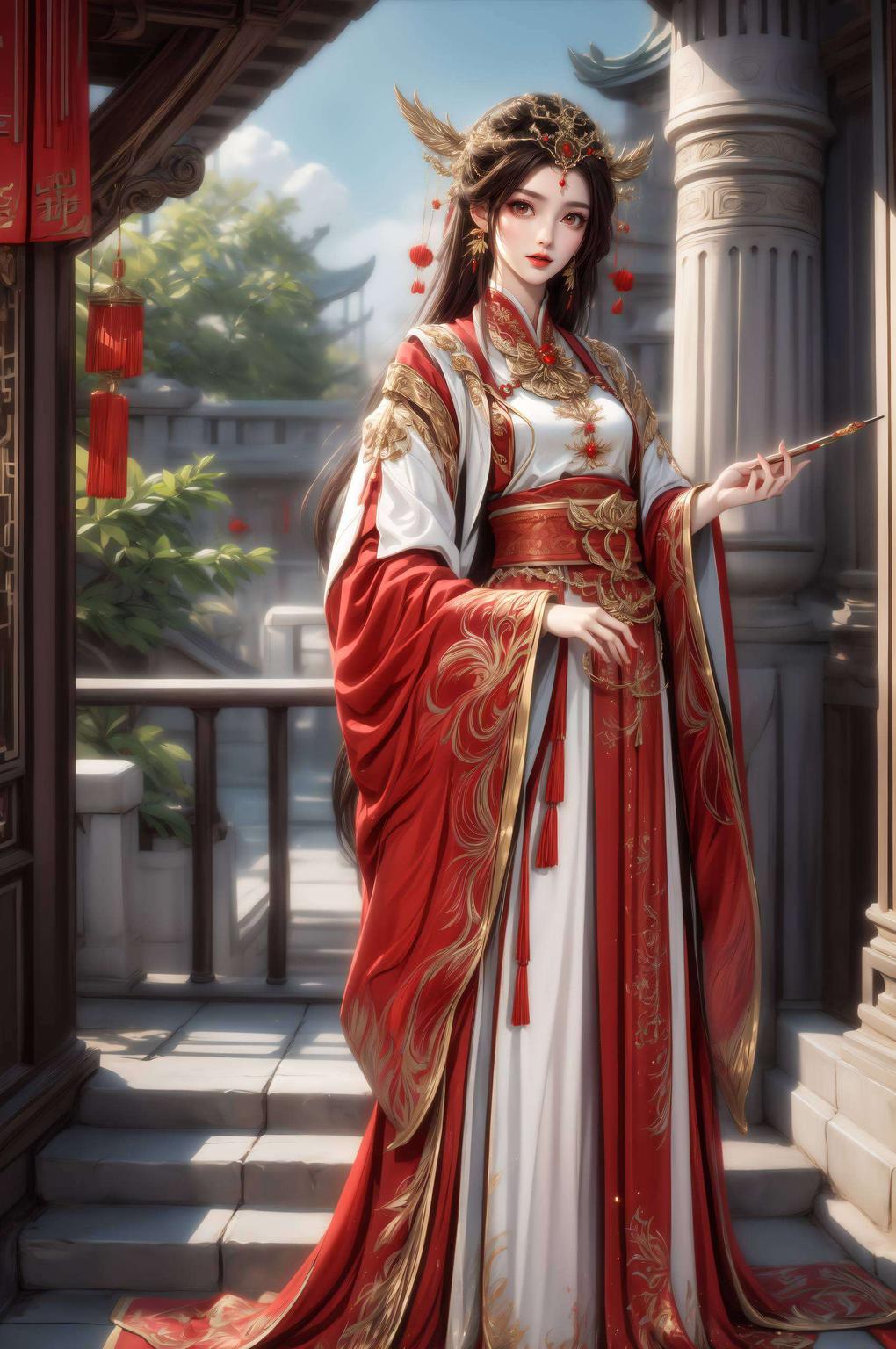 生动色彩火灵儿高清AI壁纸