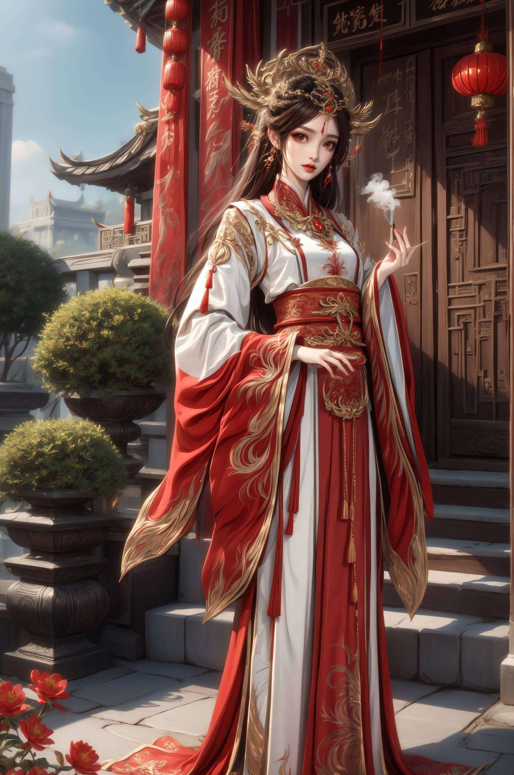 火灵儿AI壁纸极简风格