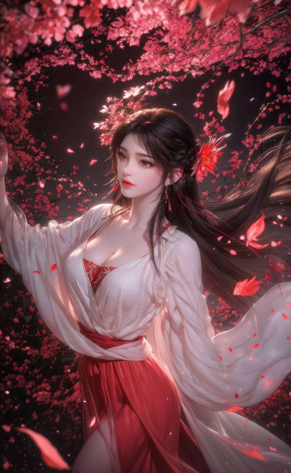 这期的电脑壁纸专集灵动的火焰映衬着她们的灵动身姿