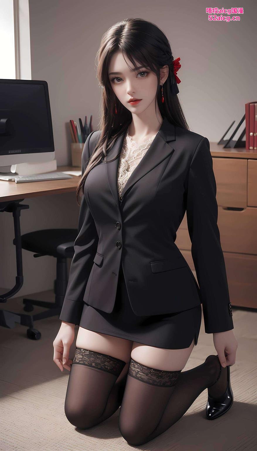 绿意盎然的背景火灵儿精美壁纸