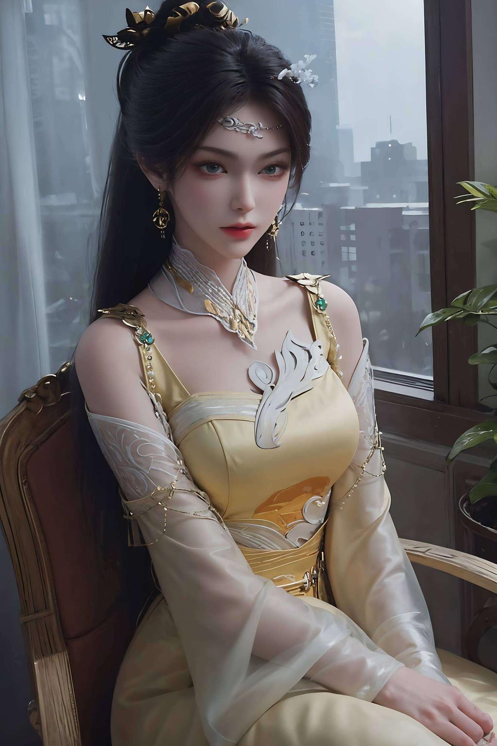 细腻画风金瓶儿高清壁纸