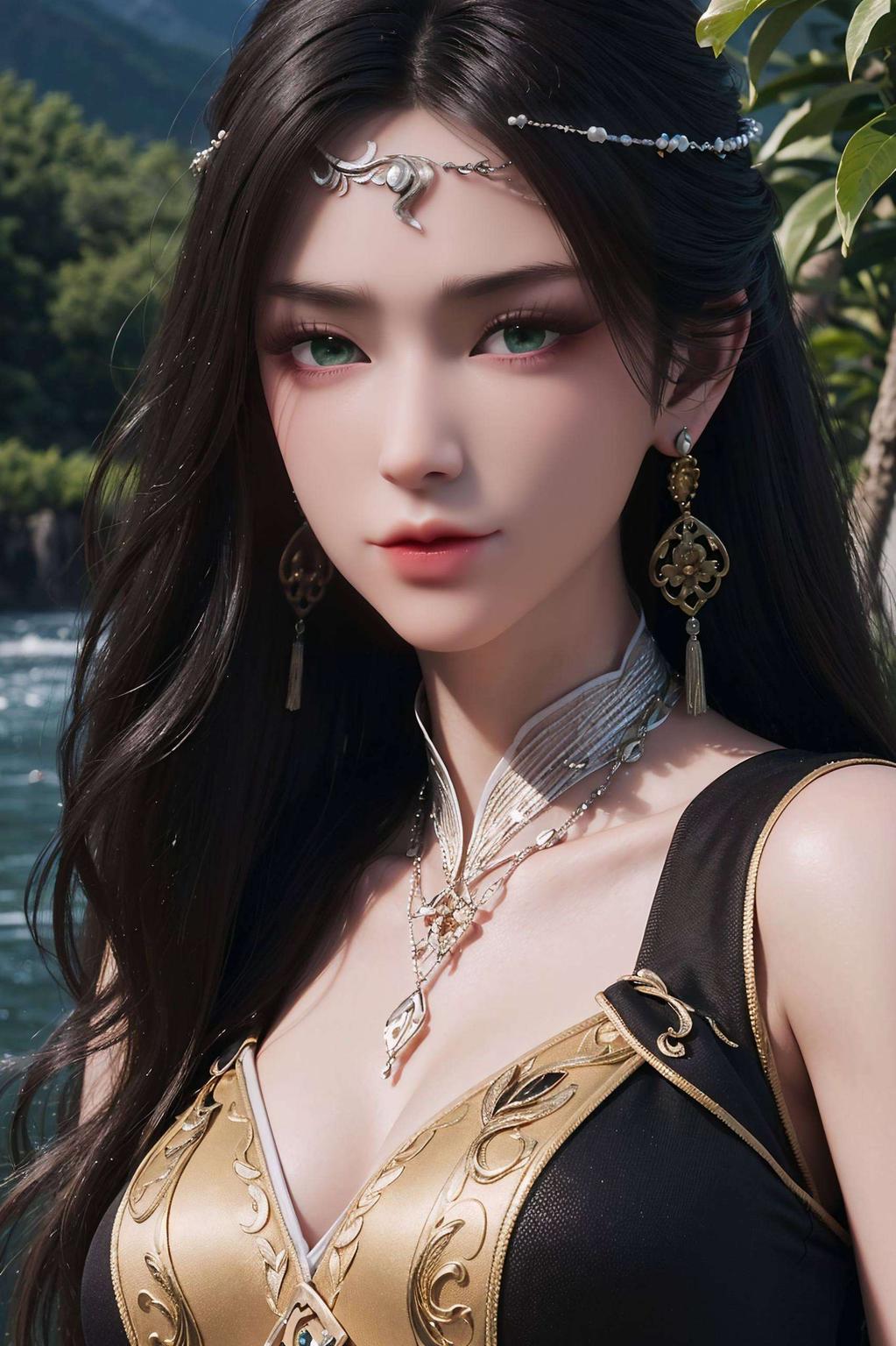 诛仙世界里的金瓶儿古韵流转