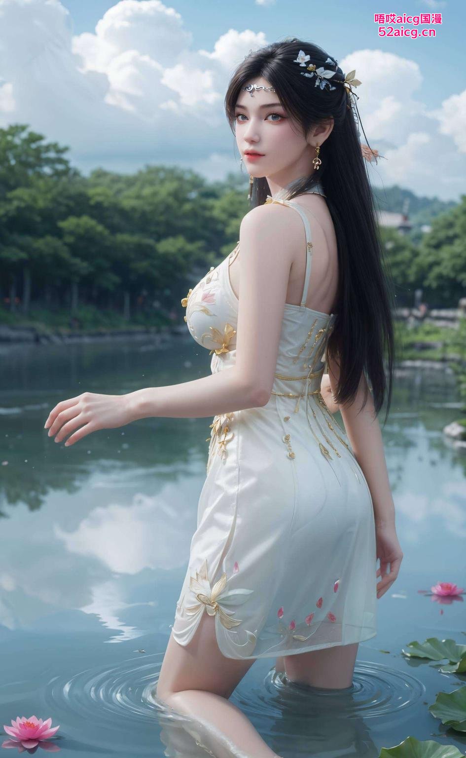 每日心情大好！金瓶儿竖屏壁纸