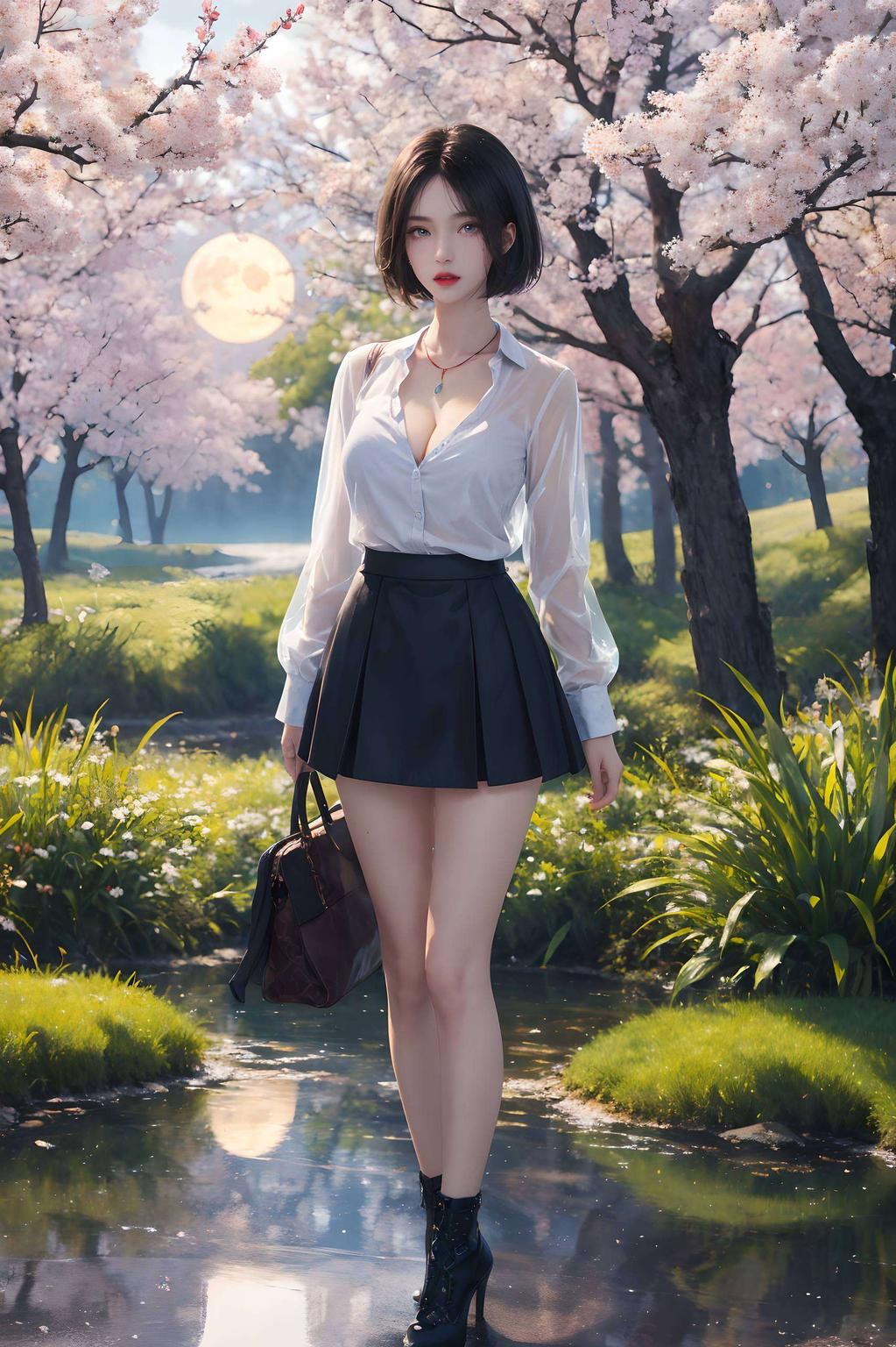 卡通风壁纸李星云携手姬如雪