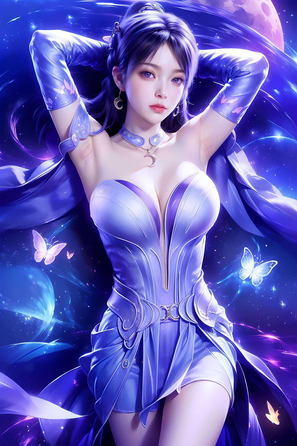 带来漫画姬紫月的魅力瞬间！高清大图✨#紫月壁纸#