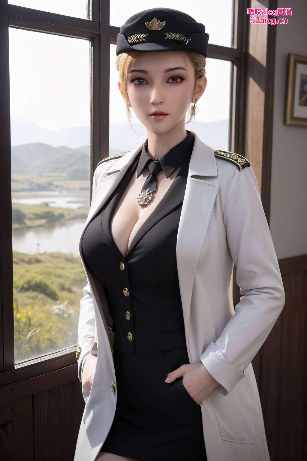 国漫女神的魅力尽显将雄兵连中的怜风女神以jk制服形象呈现