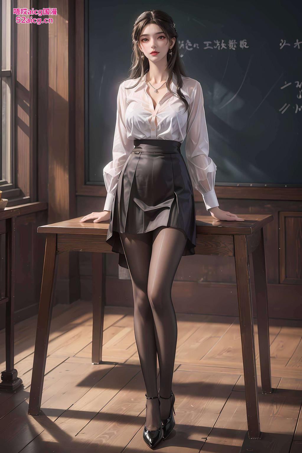 李慕婉的动漫形象静静地沉浸在自己的世界里这款《伤感游戏壁纸iphone简洁壁纸》中