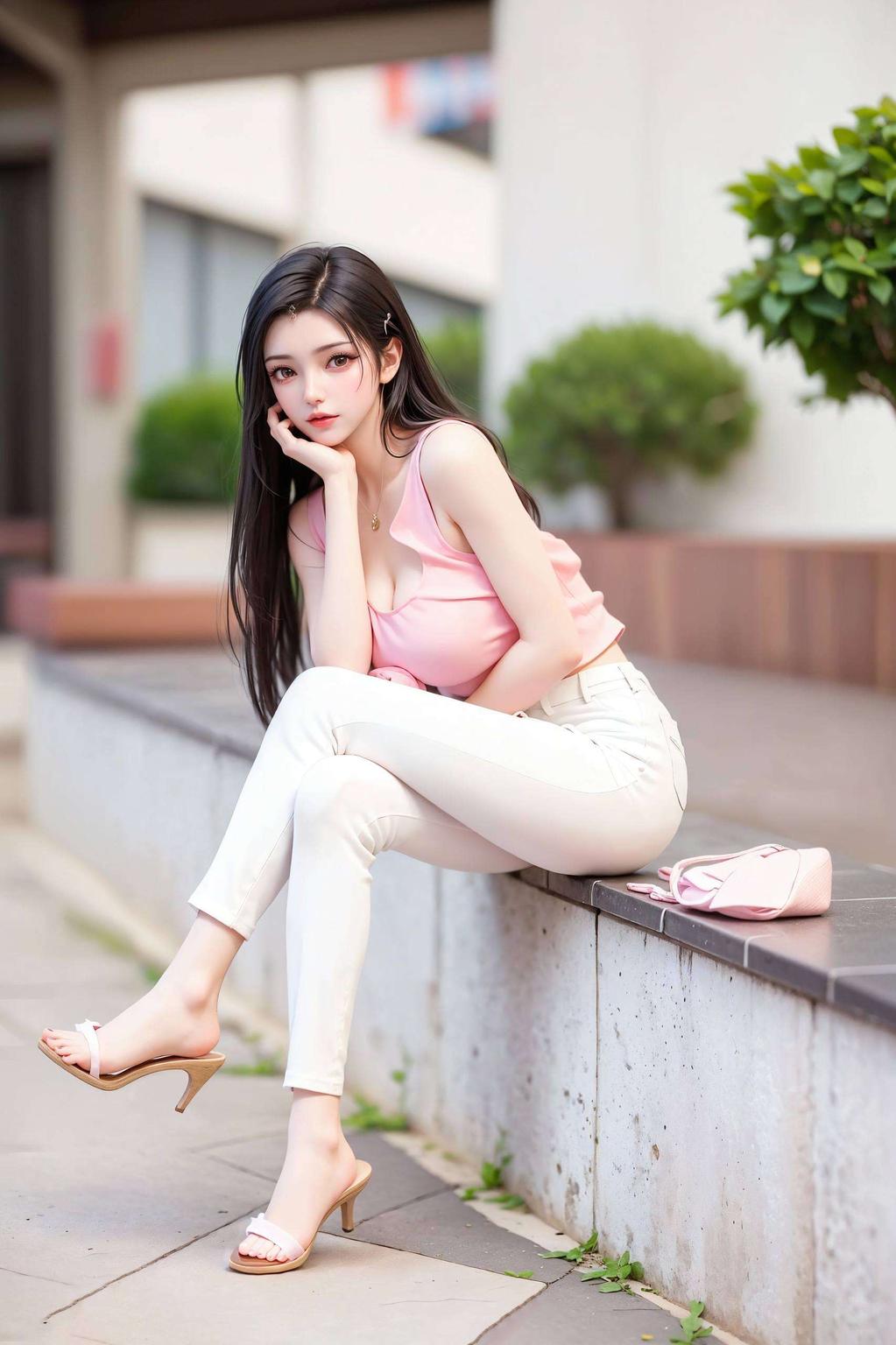 红妆佳人喜气洋洋