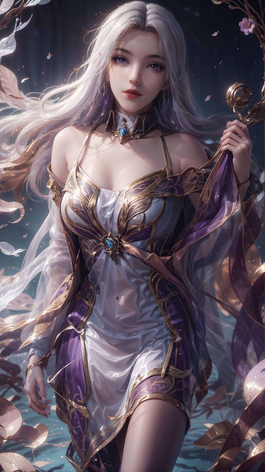 这幅《斗罗大陆凌落宸超清壁纸4k全屏》古香古色宛如穿越时空的画卷