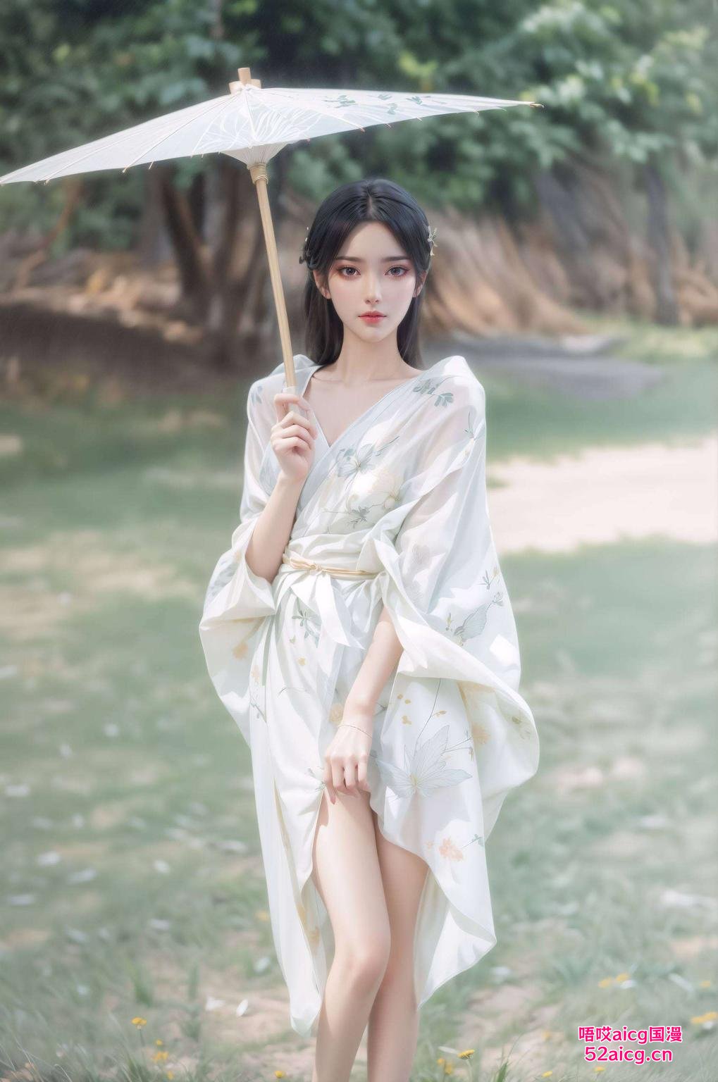 可爱度爆表！这位国漫女神柳菲壁纸分享AI萌萌哒的画风