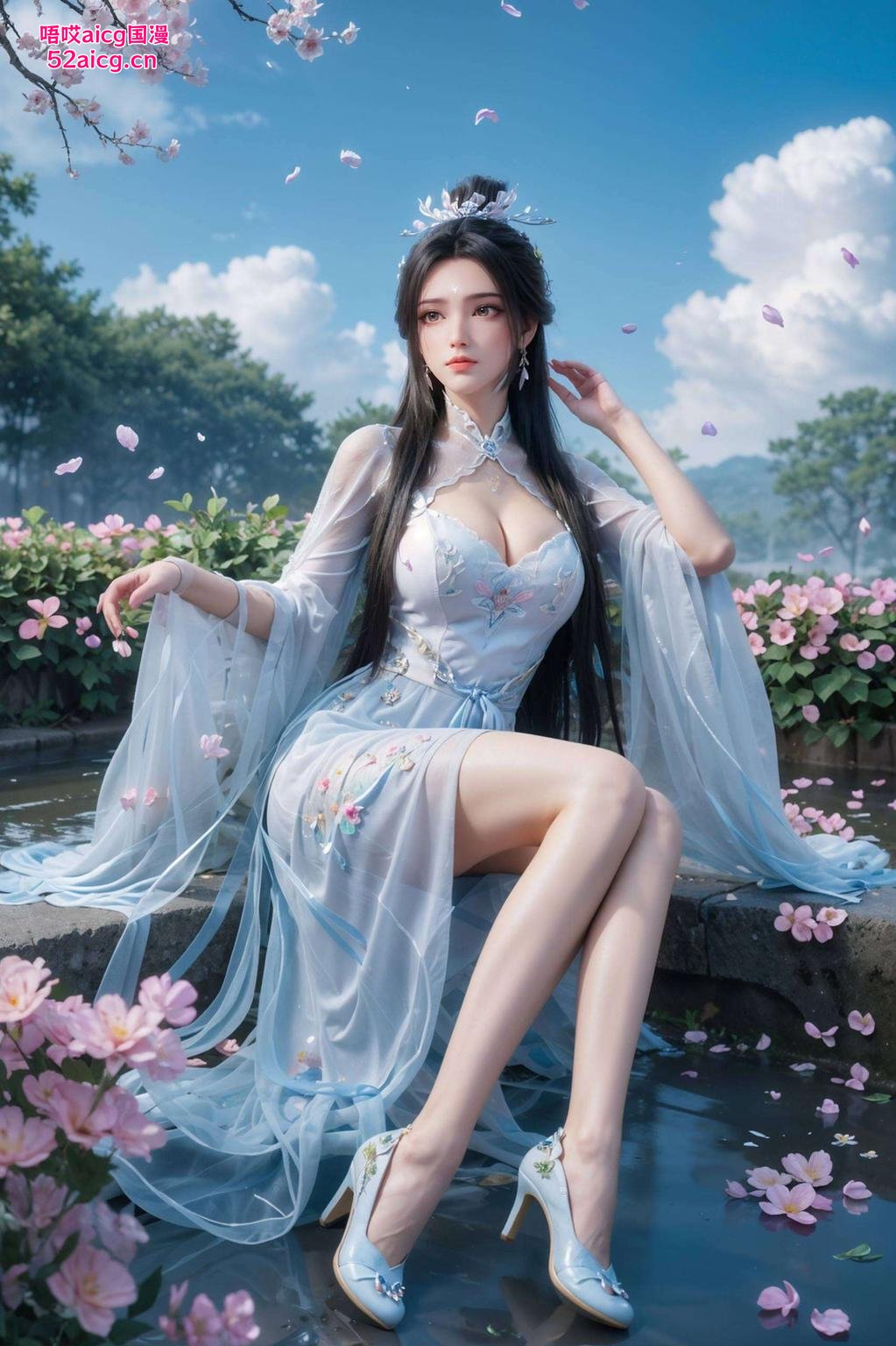 清新脱俗用她的倩影点缀你的桌面