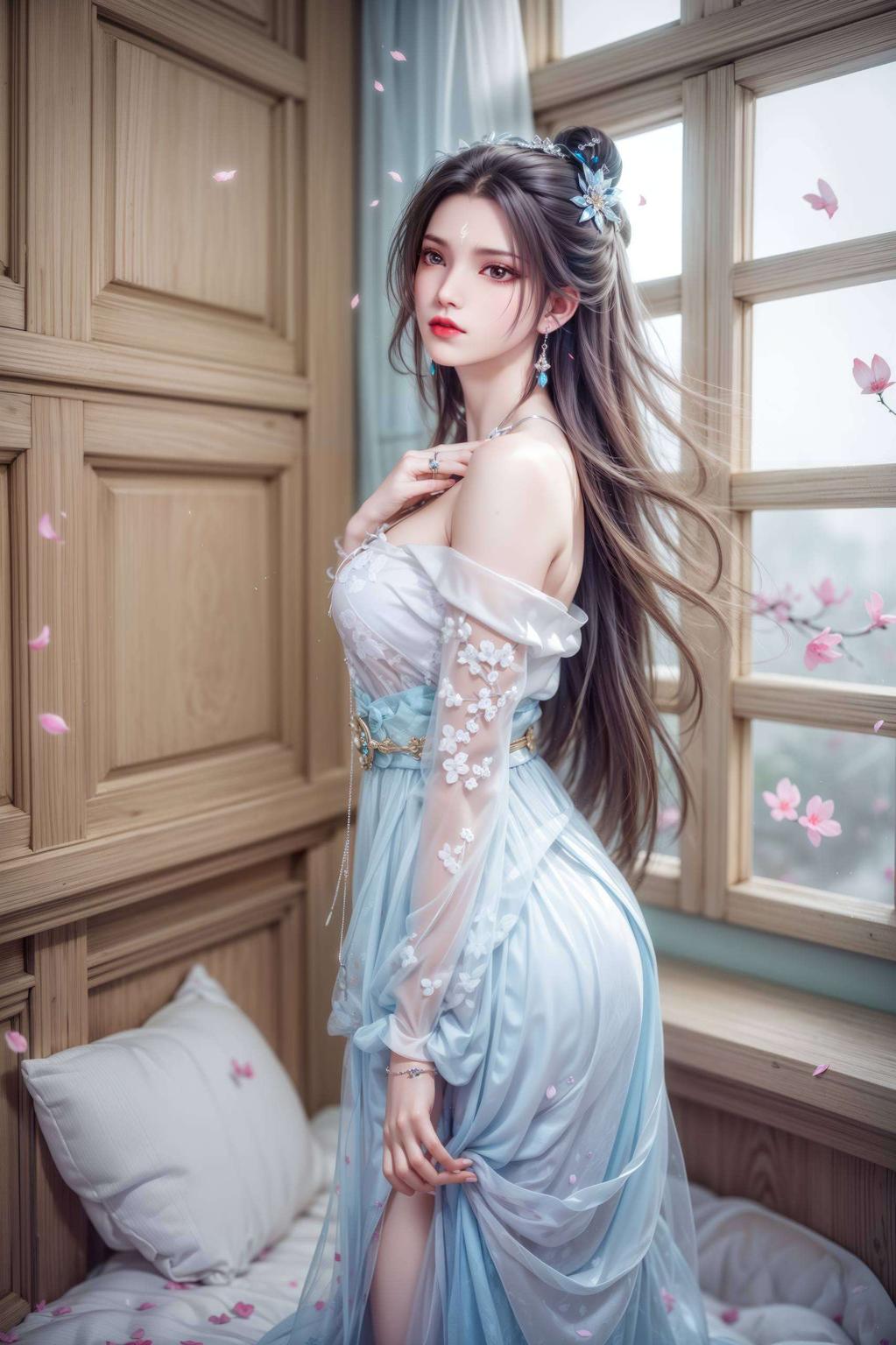 让你沉浸在陆雪琪的忧郁气质中独特的动态效果让画面生动起来