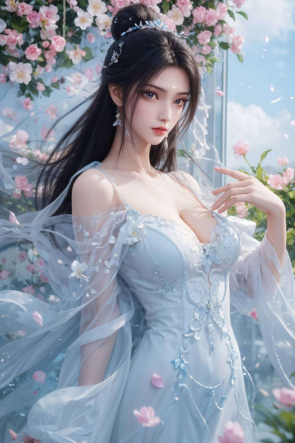 这电脑壁纸上的陆雪琪翩翩起舞