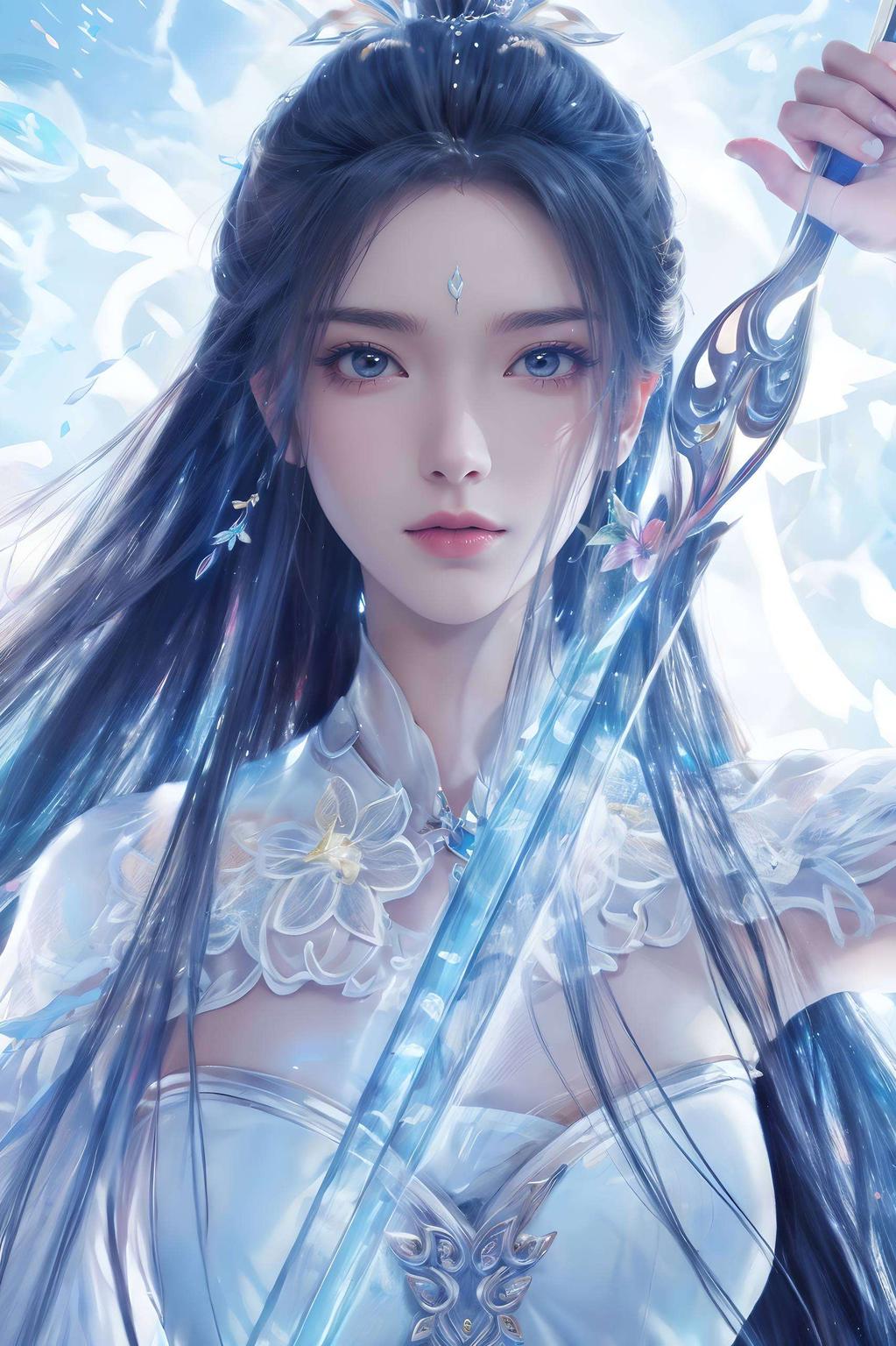 简洁大方选取这款《诛仙》陆雪琪官网壁纸