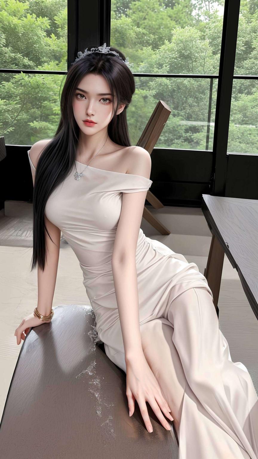 陆雪琪风华绝代绿色古风壁纸