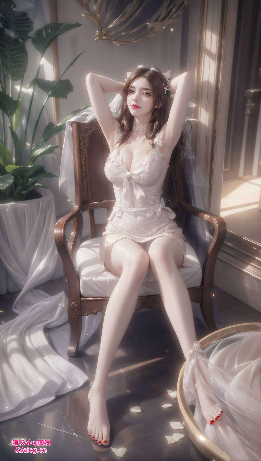 这电脑壁纸可爱满分！看那蛇发飘逸国漫之美尽收眼底