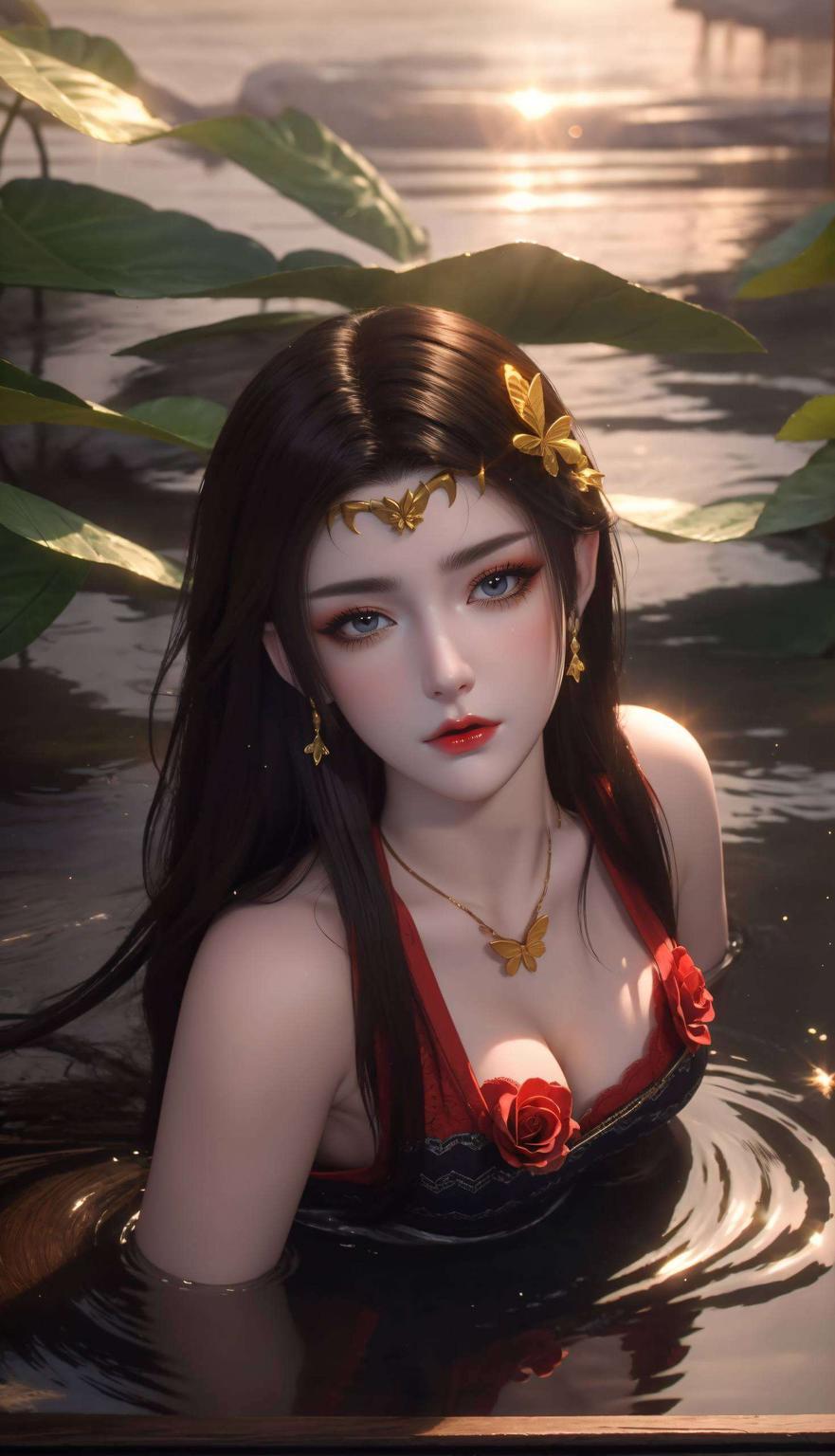 让你的iPad瞬间变身视觉盛宴！简洁风格蛇发美人的神秘气质