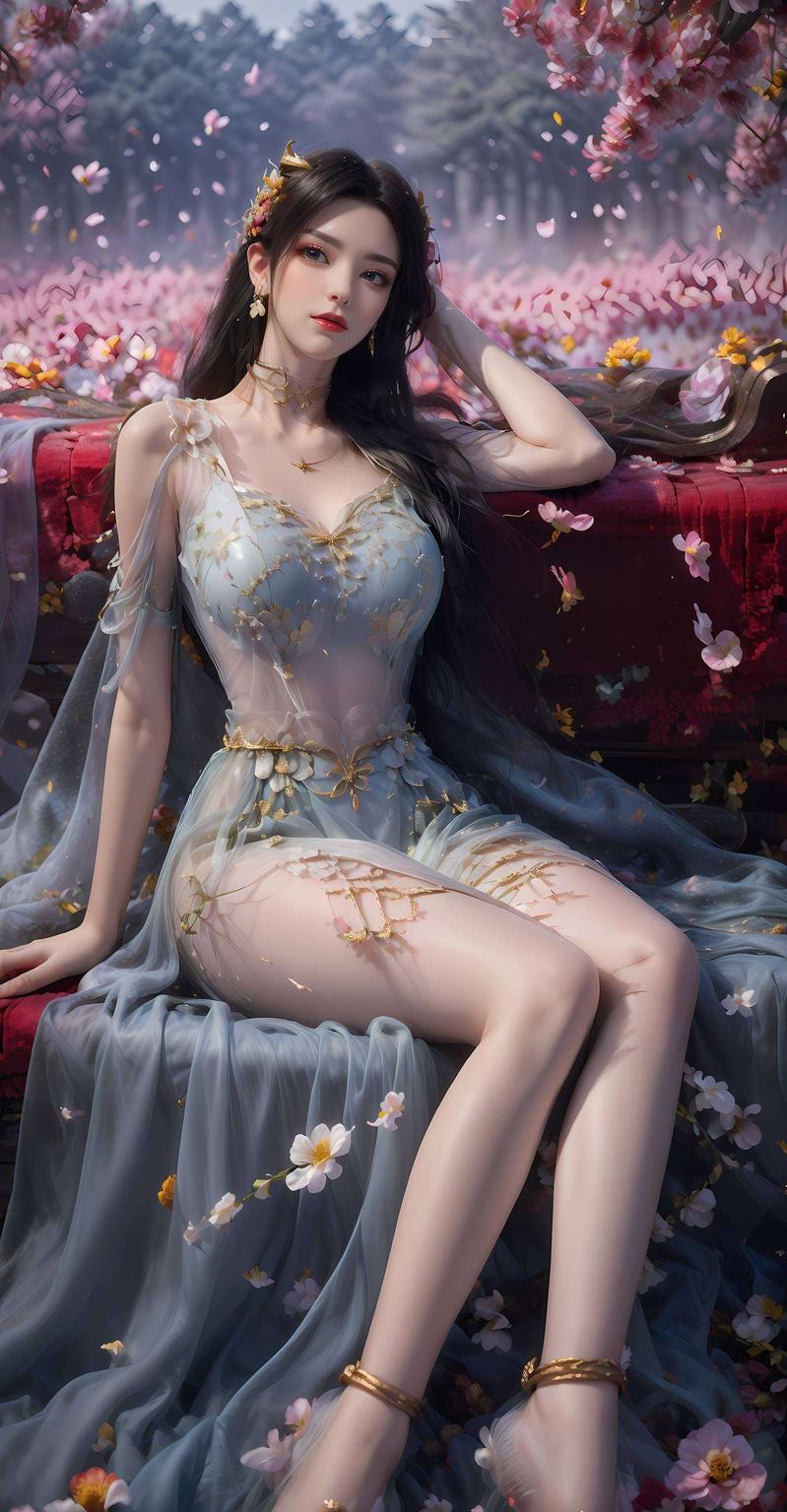 蛇发飘逸神秘眼神凝视