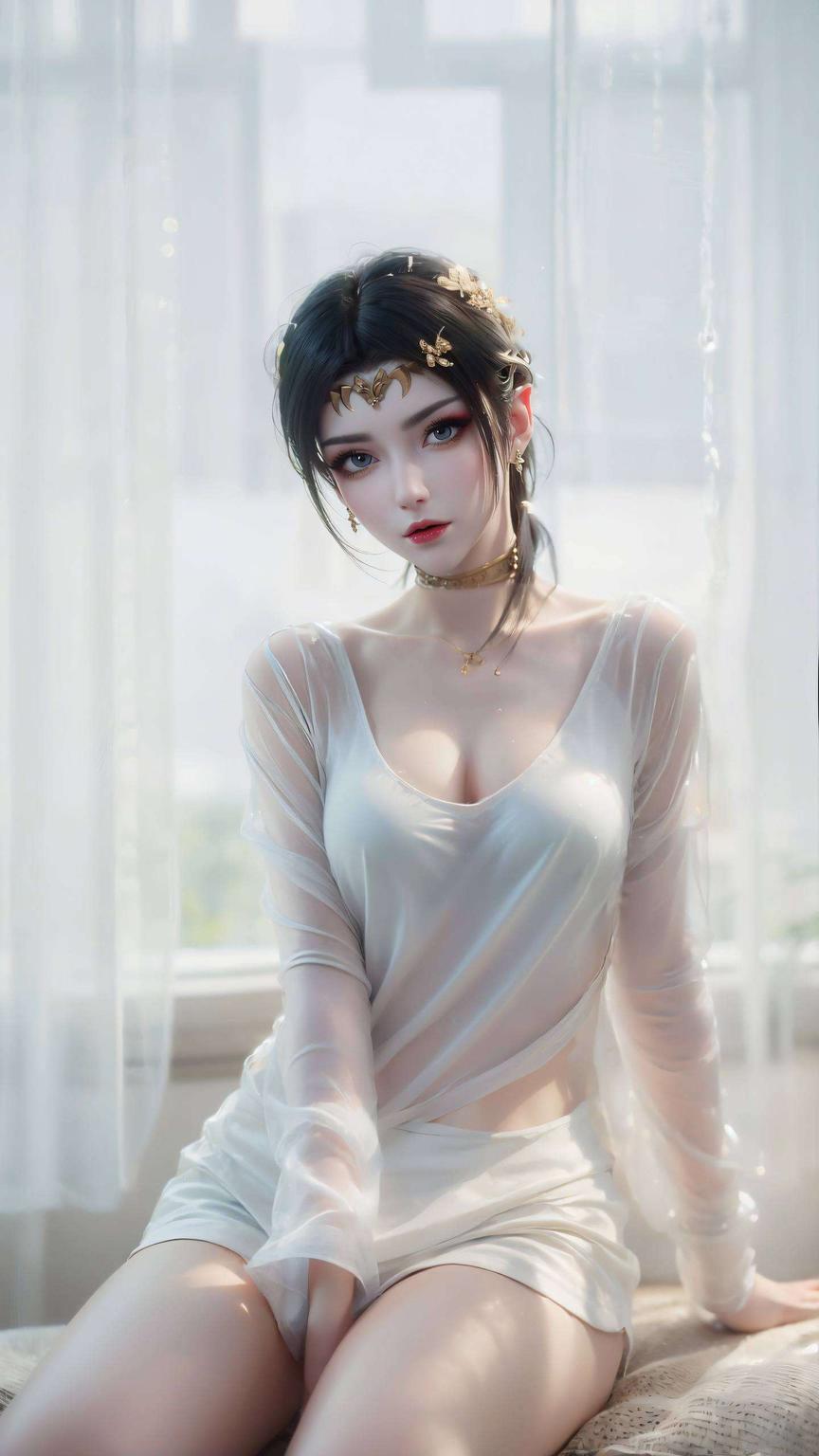 蛇发女妖的魅力尽显神秘眼神锁定你的屏幕！高清画质