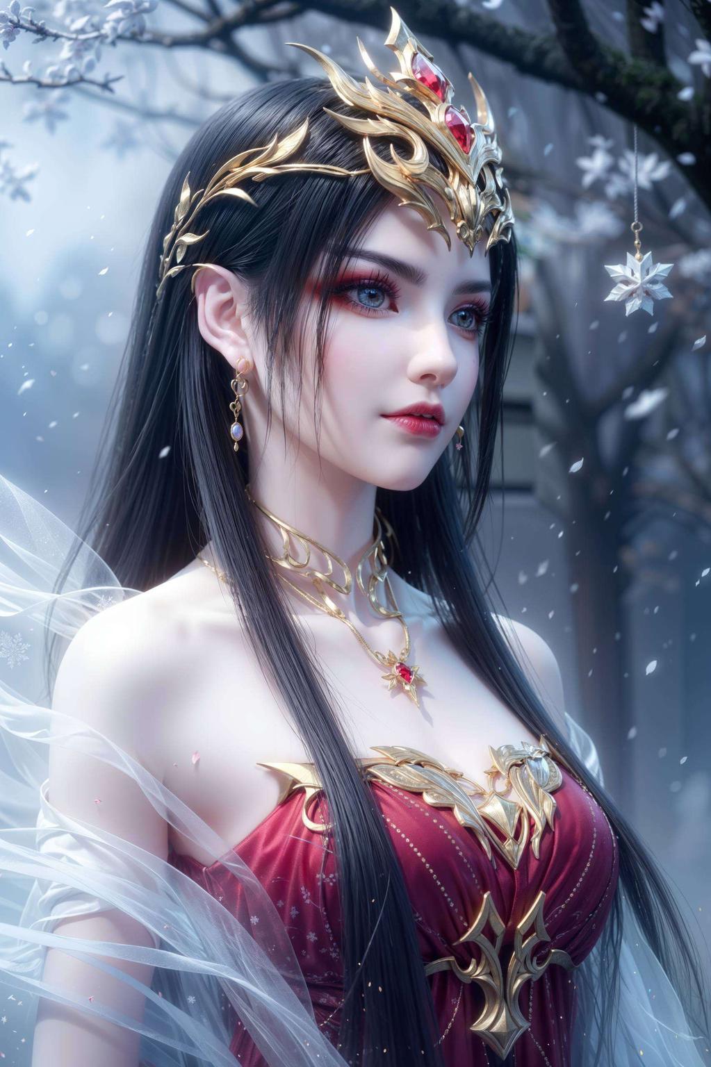 神秘眼神捕捉你的每一次目光美杜莎脸部壁纸