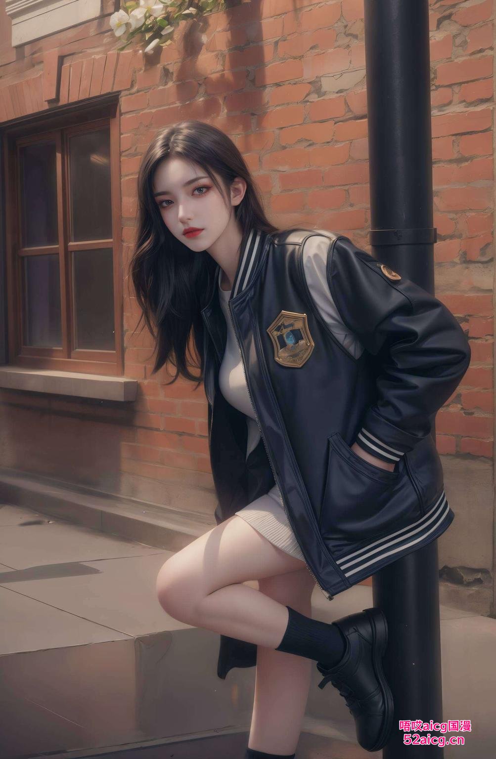 iPhone桌面必备！这款AI壁纸美杜莎抱腿图片