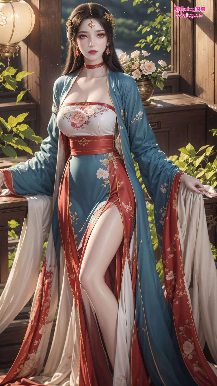 大家好！今天给大家带来一款超美的AI国漫女神墨云横版壁纸高清清晰