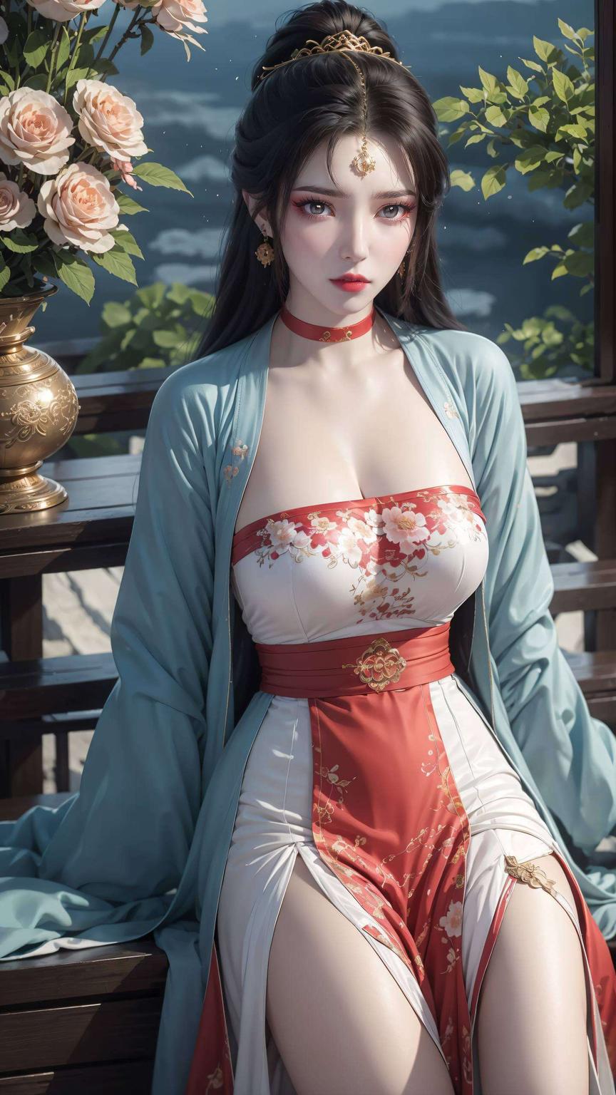 色彩斑斓墨云壁纸