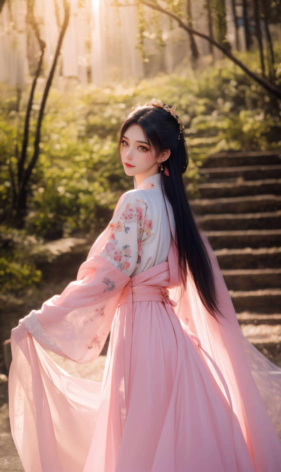 优雅地站在苹果树下大家好！今天给大家带来一款超美的紫色古风壁纸