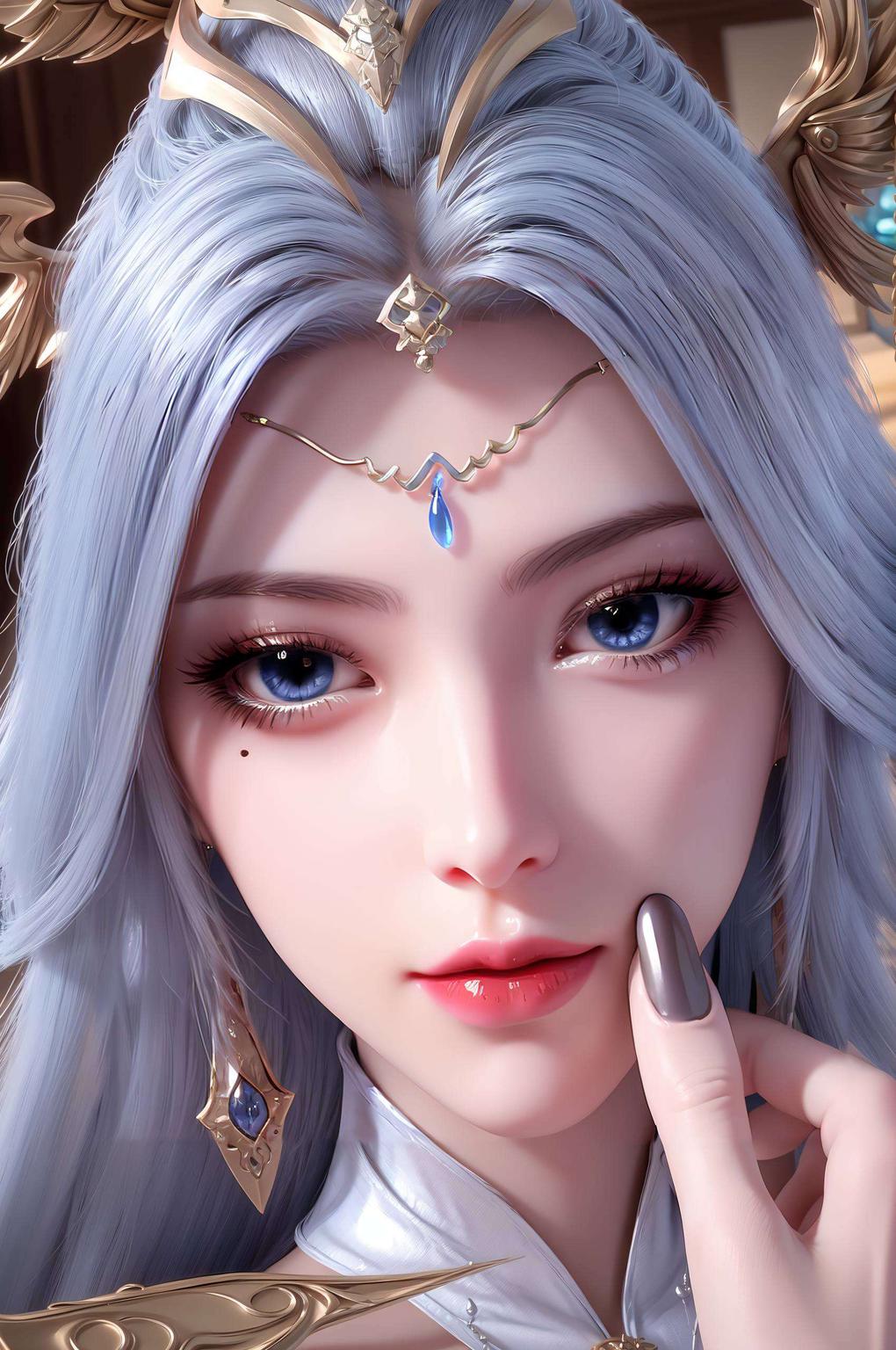 今天给大家带来这款精细到令人惊叹的电脑漫画壁纸！看这宁雨蝶与罗征的深情对视让你仿佛置身于他们的世界