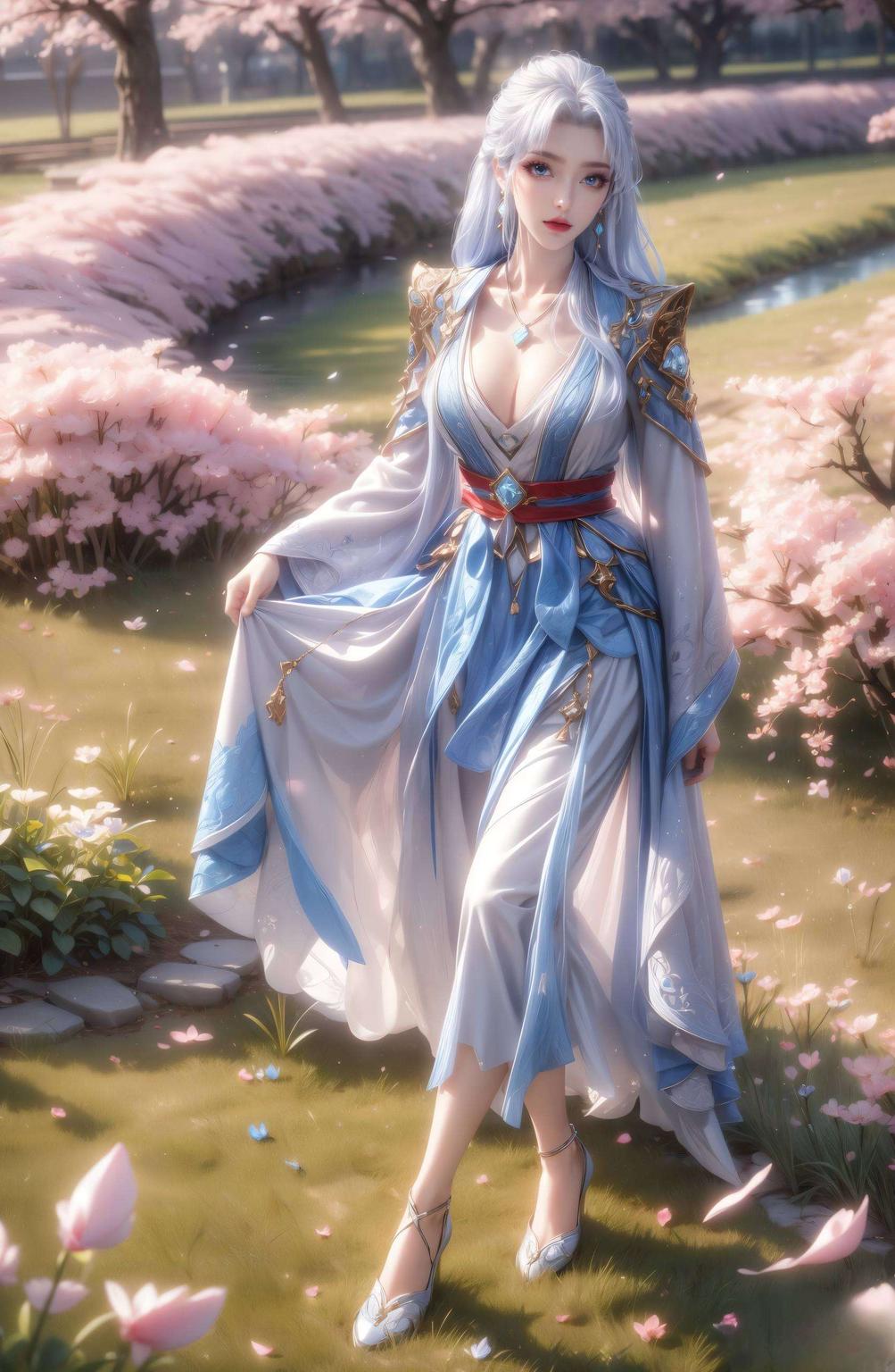 今天给大家带来一款超甜的iPhone粉色壁纸！看这国漫女神宁雨蝶的变身图片简直萌化人心！