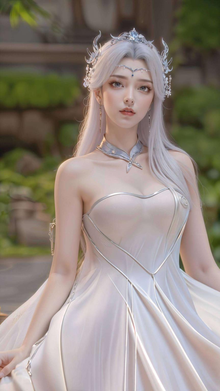 清新电脑艺术动态壁纸《宁雨蝶》翩翩起舞