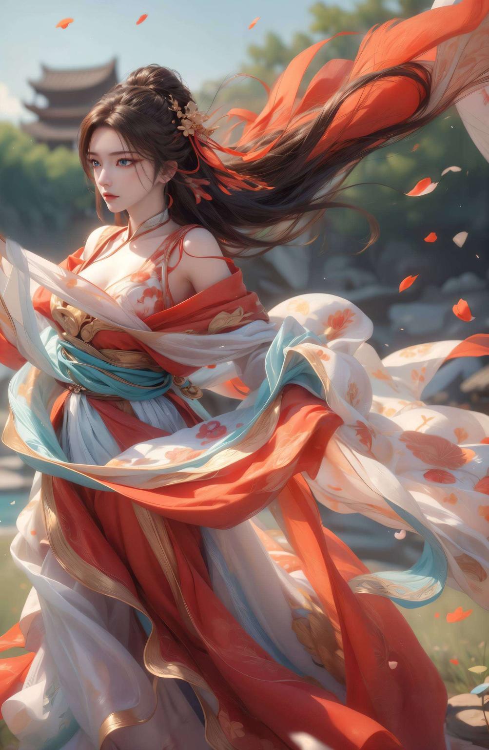 融合了动态素材元龙与蔷薇元素