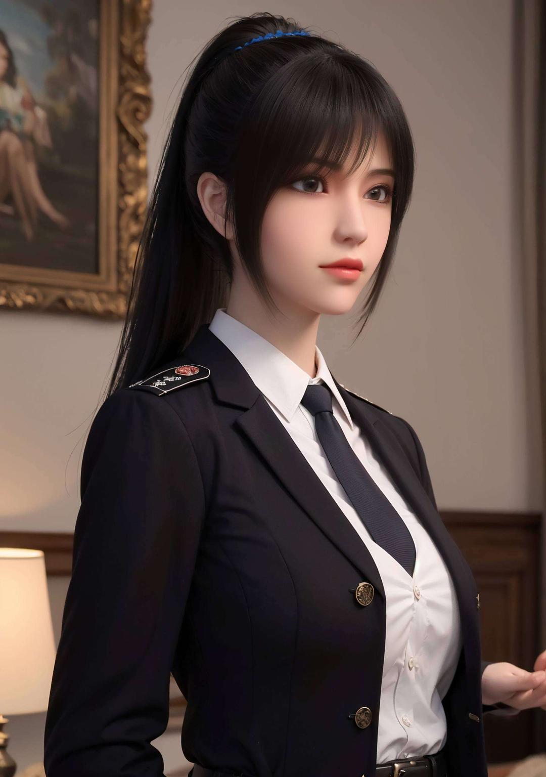 这款超高清的雄兵连琪琳全身壁纸简直萌化你的电脑桌面！AI元素融入