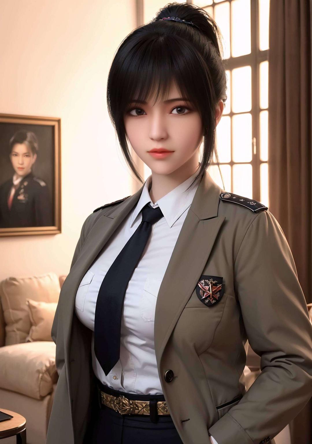 色彩饱满感受雄兵连琪琳的最高境界！这幅iPad艺术壁纸