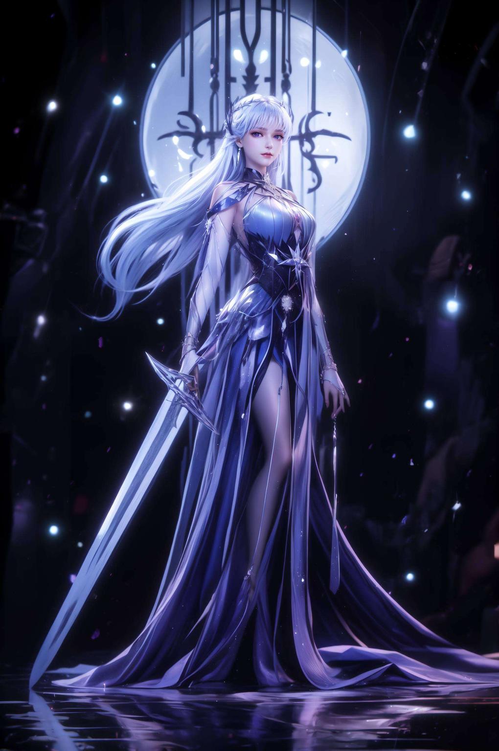 尽显雅韵风华圣采儿高冷壁纸