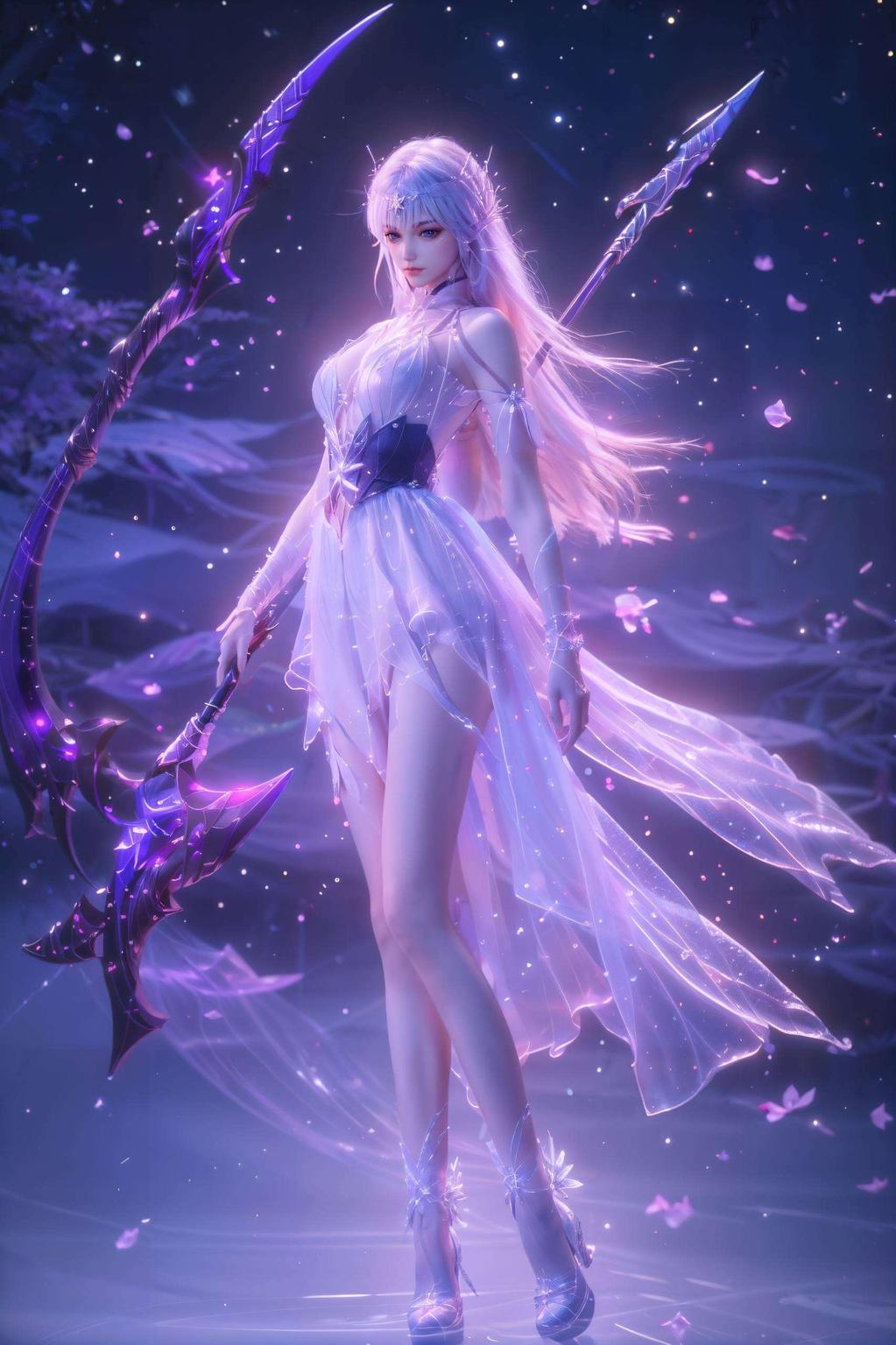粉色梦幻圣采儿影分身壁纸