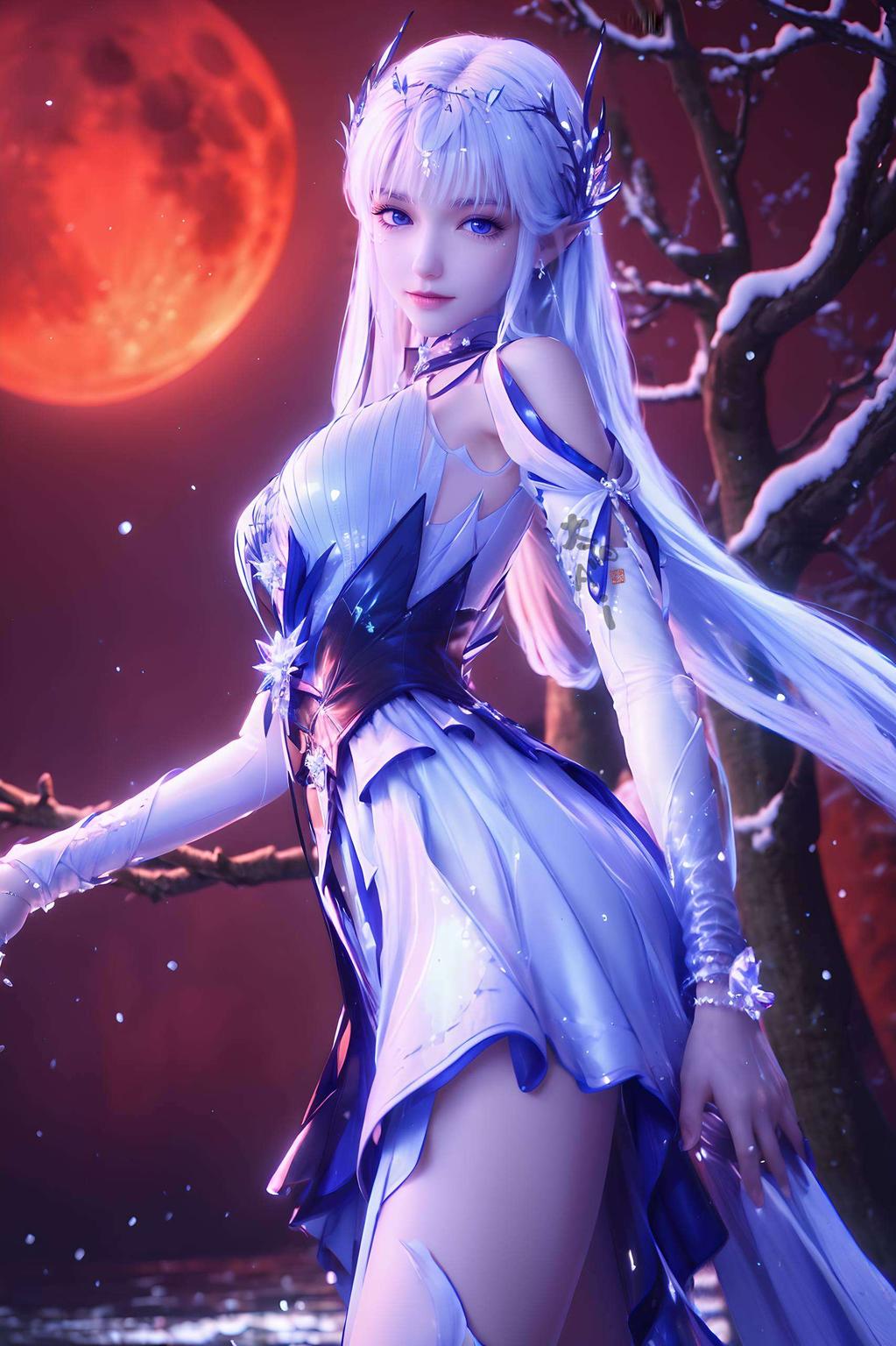 仿佛圣采儿要从屏幕中跳出来各位动漫迷们