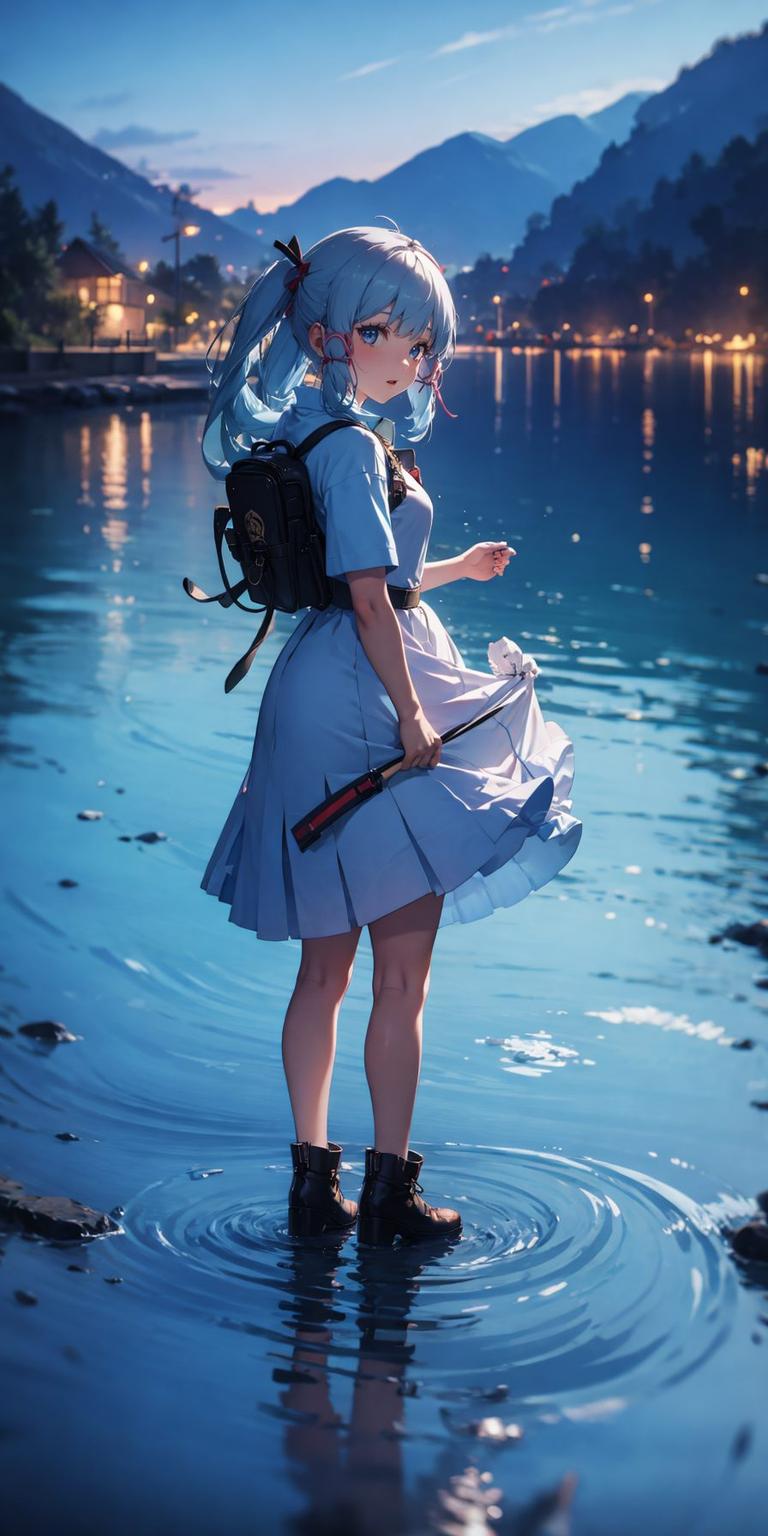 打造神里凌华炫彩壁纸感受冰凉华贵之美！